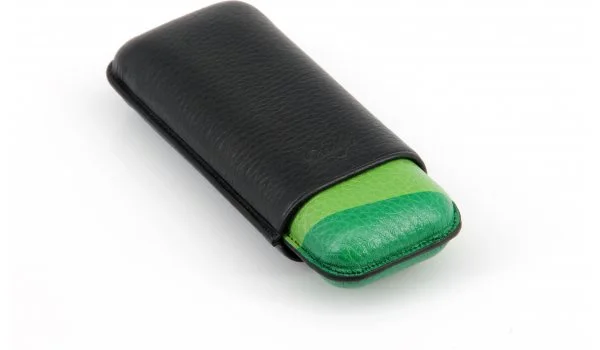 Davidoff Escurio Cigar Case Large Black Green