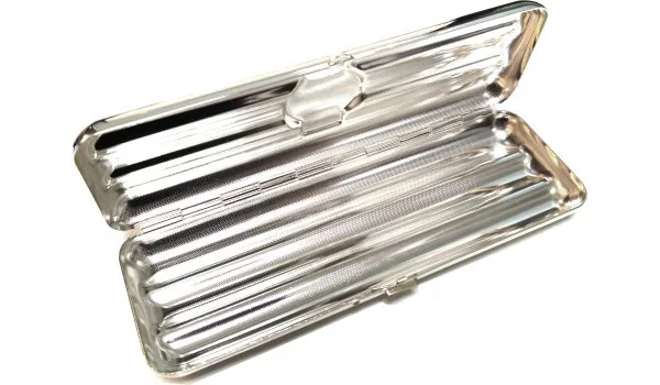 Cigar Case for 3 Coronas Sterling Silver