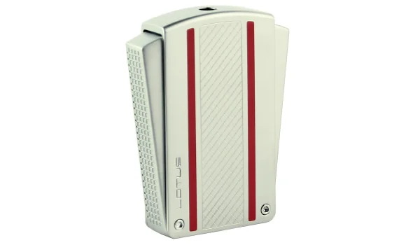 Lotus Jet Lighter 3830 chrom pearl engine turned stripes