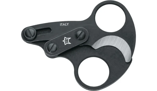 Fox Cigar Scissors Otello stainless steel black 746 BSW