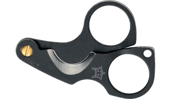 Fox Cigar Scissors Figaro stainless steel black 747 BSW